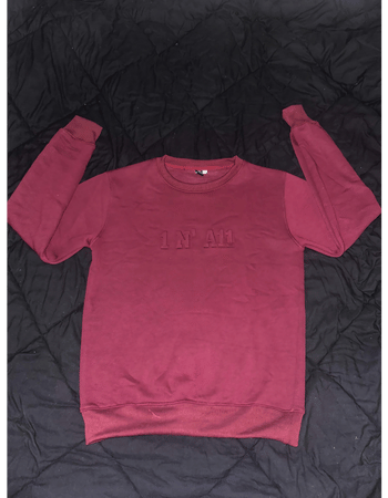 Maroon Crewneck Sweater 1 N’ A11