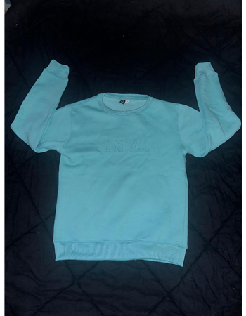 Teal Crewneck Sweater 1 N’ A11