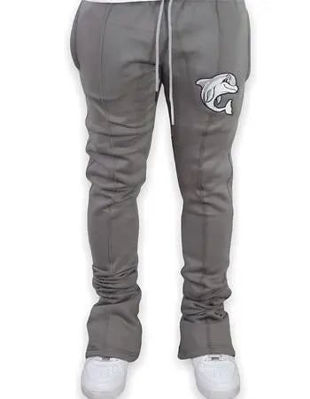 Grey Stacked Joggers 1 N’ A11