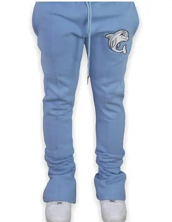 Light Blue Stacked Joggers 1 N’ A11