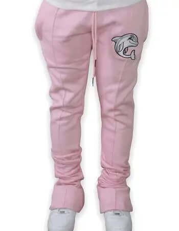 Pink Stacked Joggers 1 N’ A11