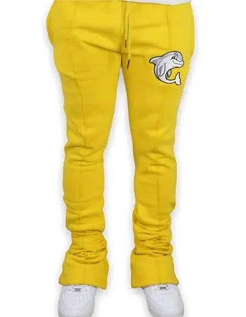 Yellow Stacked Joggers 1 N’ A11